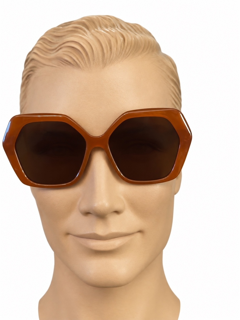 Vintage AJ Morgan Brown Oversized Sunglasses